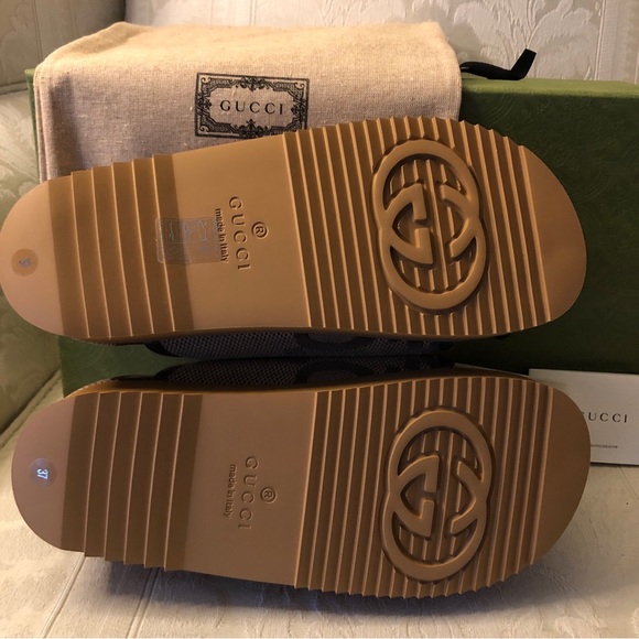 gucci platform sandals women’s size 37 - Picture 10 of 11